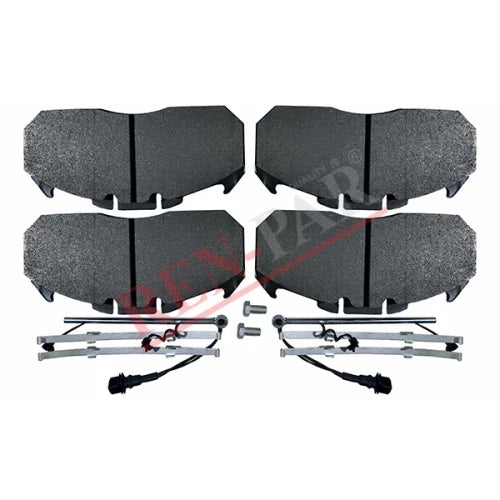 Jeu de Plaquettes de Frein, Avant - Arrière