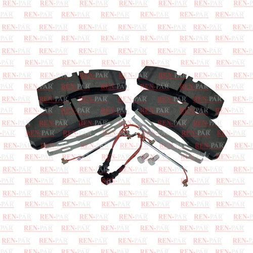 Jeu De Plaquettes De Frein avec TU