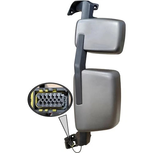 Rétroviseur Complet Gauche Électrique Couleur Gris Foncé